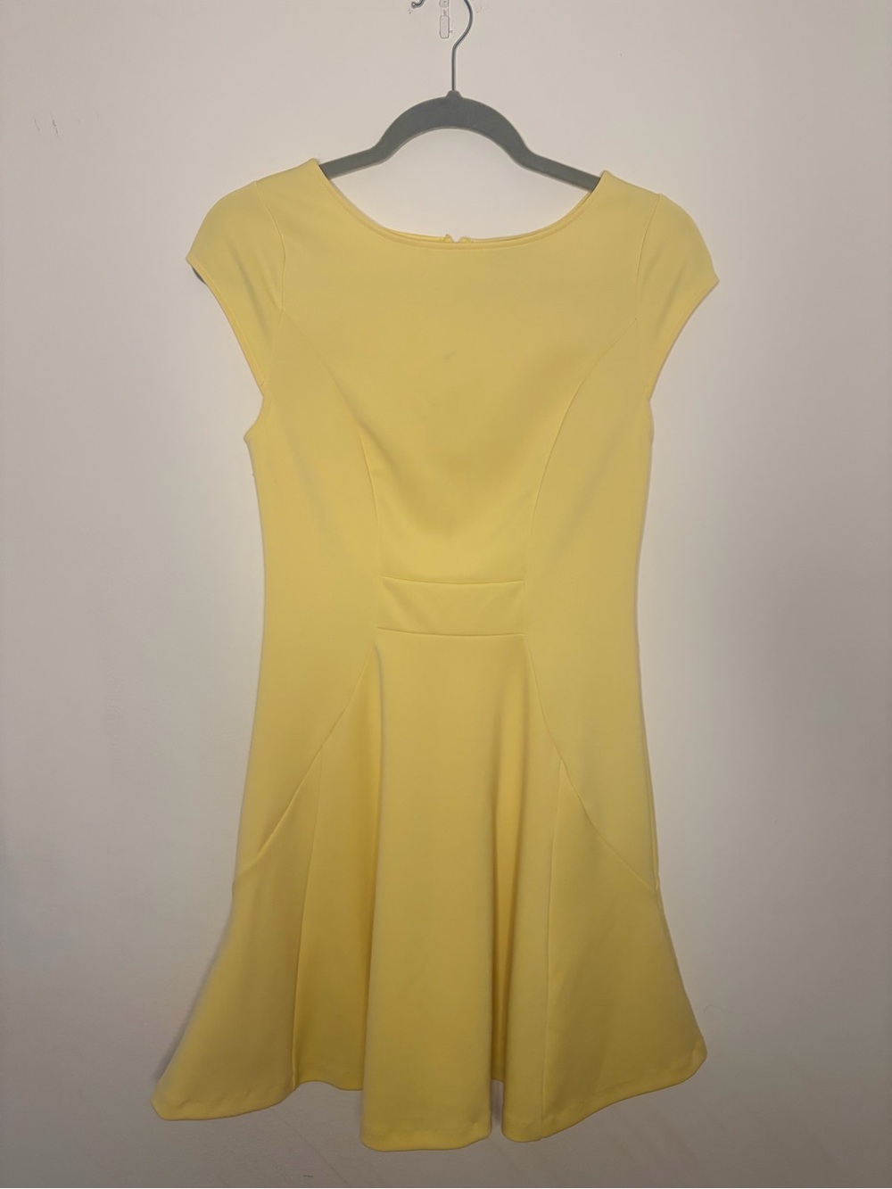The Limited Sunny Yellow Fit & Flare Midi Dress